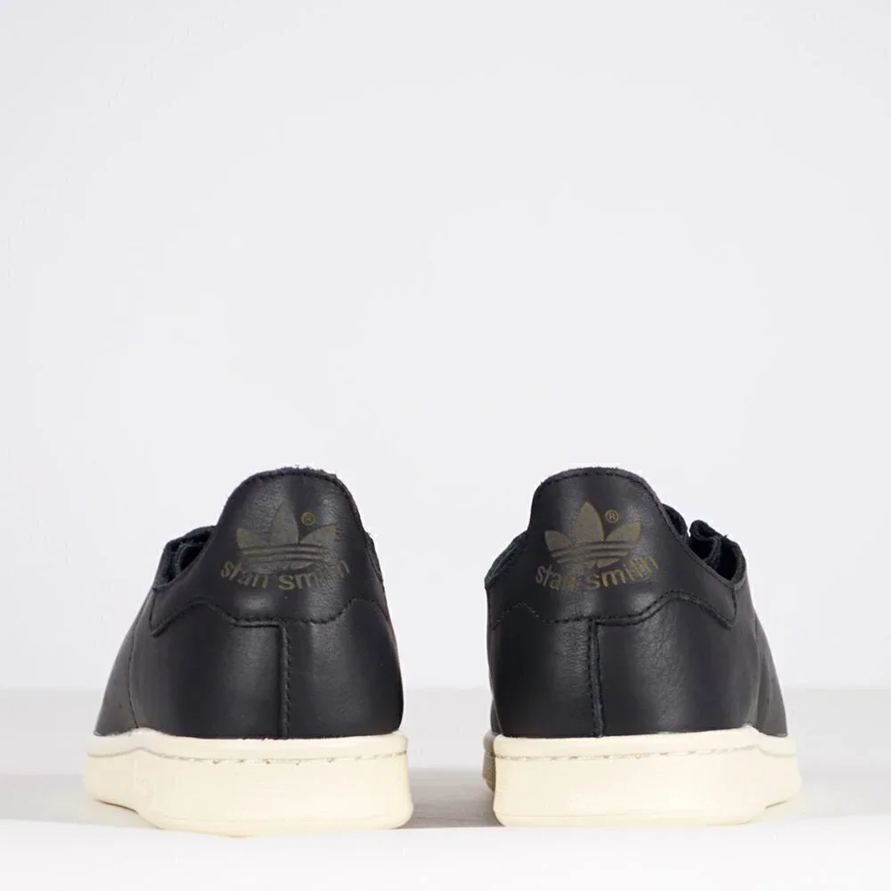 Adidas AQ4788 Stan Smith Leather Sock Sneakers, Core Black 7